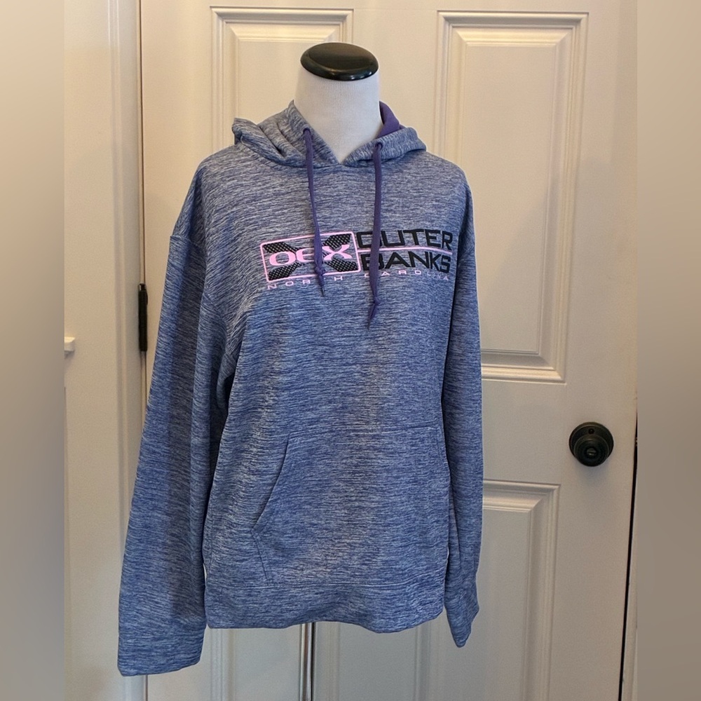 OBX Outer Banks Authentic blue Hoodie